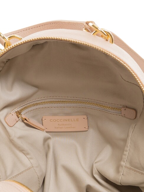 ALPHA Sac &agrave; dos en cuir rosaces - Sacs pour Femme