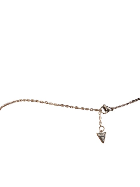 STYLISH GUESS Collier en forme de pi&egrave;ce de monnaie avec logo ARGENT - Colliers