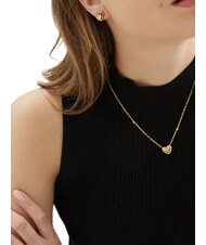 GUESS BELOVED Boucles d'oreilles en forme de c&oelig;ur or jaune - Boucles d'oreilles - 4