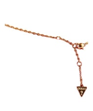 GUESS STYLISH GUESS Collier en forme de pi&egrave;ce de monnaie avec logo or jaune - Colliers - 3