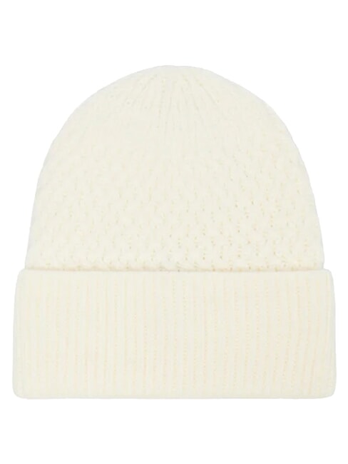 KNITTED Casquette &agrave; revers et logo sur le c&ocirc;t&eacute; OFFWHITE - Bonnets