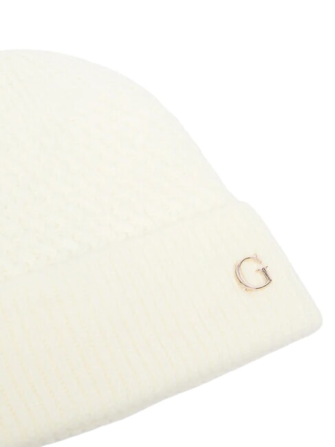 KNITTED Casquette &agrave; revers et logo sur le c&ocirc;t&eacute; OFFWHITE - Bonnets