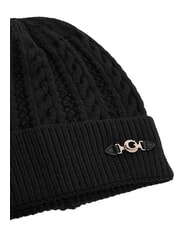 GUESS FRANCES KNITTED Bonnet tricot&eacute; &agrave; revers NOIR - Bonnets - 3