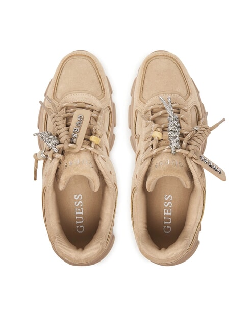 IRRINA Baskets en cuir naturel - Chaussures Femme