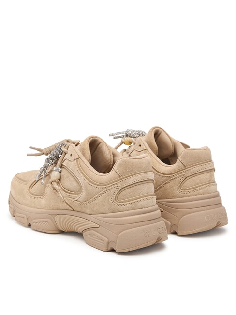 IRRINA Baskets en cuir naturel - Chaussures Femme