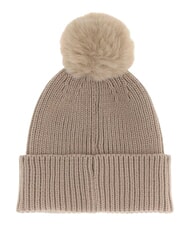 GUESS AMORETTE KNITTED Chapeau &agrave; pompons taupe - Bonnets - 2