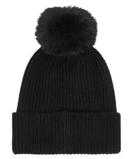 GUESS AMORETTE KNITTED Chapeau &agrave; pompons NOIR - Bonnets - 2