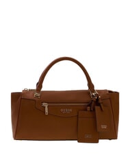 GUESS ANTONIA Sac &agrave; main avec bandouli&egrave;re COGNAC - Sacs pour Femme - 3