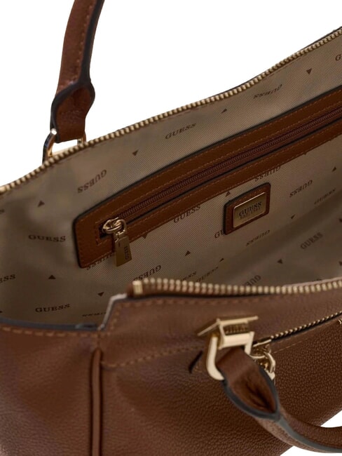 ANTONIA Sac &agrave; main avec bandouli&egrave;re COGNAC - Sacs pour Femme