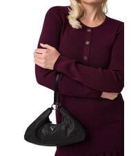 GUESS JEWELS Sac bandouli&egrave;re, double portabilit&eacute; NOIR - Sacs pour Femme - 2