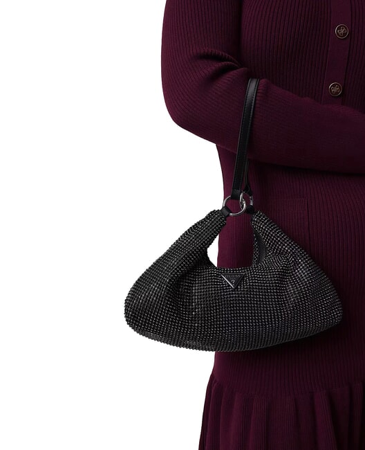 JEWELS Sac bandouli&egrave;re, double portabilit&eacute; NOIR - Sacs pour Femme