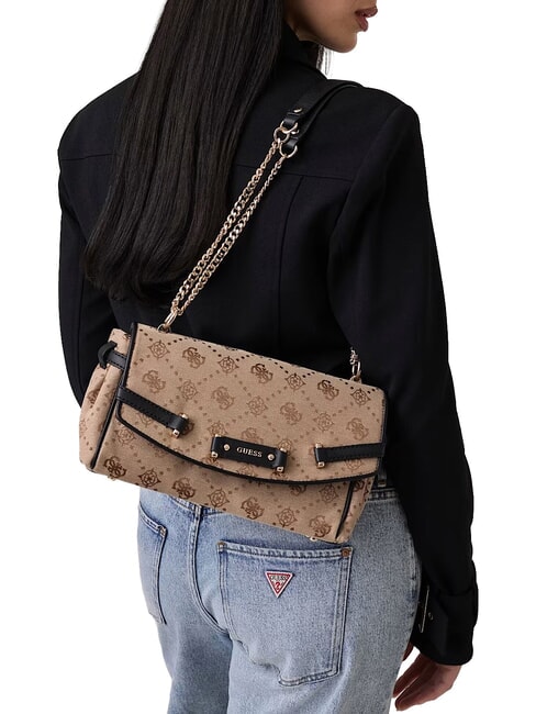 DOROTHY sac bandouli&egrave;re logo lait/noir - Sacs pour Femme