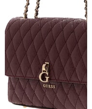 GUESS TAMARA Sac bandouli&egrave;re matelass&eacute; bronze - Sacs pour Femme - 3