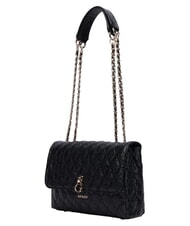 GUESS TAMARA Sac bandouli&egrave;re matelass&eacute; NOIR - Sacs pour Femme - 3