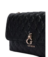 GUESS TAMARA Sac bandouli&egrave;re matelass&eacute; NOIR - Sacs pour Femme - 5