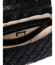 GUESS TAMARA Sac bandouli&egrave;re matelass&eacute; NOIR - Sacs pour Femme - 6