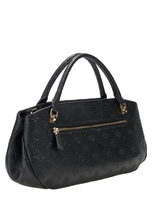 CARMELLA Sac &agrave; main &agrave; double poign&eacute;e logo noir - Sacs pour Femme