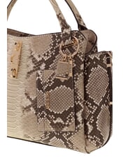 GUESS YVONNE LOGO Sac &agrave; main avec bandouli&egrave;re lalie beaut&eacute; naturel - Sacs pour Femme - 5