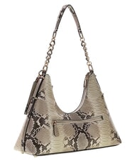 GUESS YVONNE LOGO sac bandouli&egrave;re lalie beaut&eacute; naturel - Sacs pour Femme - 3