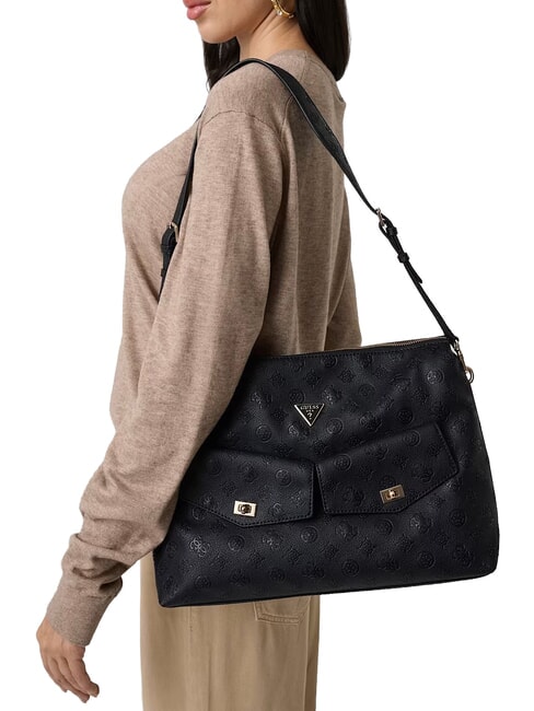 BLAKE Sac bandouli&egrave;re ajustable logo noir - Sacs pour Femme