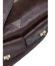 GUESS BLAKE Sac bandouli&egrave;re ajustable marron - Sacs pour Femme - 4