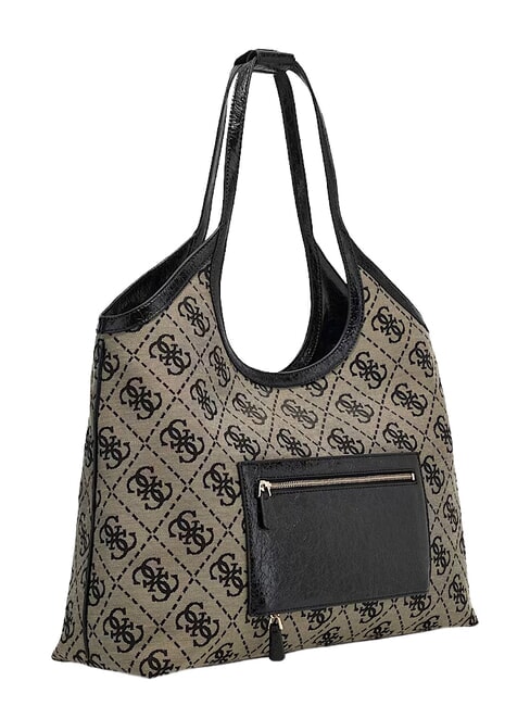 SAMANTHA sac bandouli&egrave;re logo noir - Sacs pour Femme
