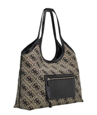 GUESS SAMANTHA sac bandouli&egrave;re logo noir - Sacs pour Femme - 2