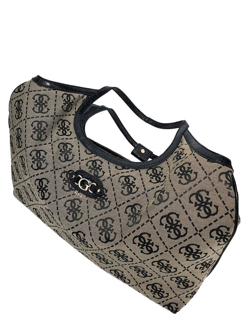 SAMANTHA sac bandouli&egrave;re logo noir - Sacs pour Femme