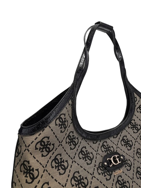 SAMANTHA sac bandouli&egrave;re logo noir - Sacs pour Femme