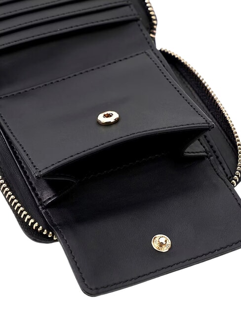 CARMELLA Portefeuille compact logo noir - Portefeuilles Femme