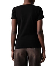 GUESS SAVANNA LEOPARD TRIANGLE T-shirt &agrave; manches courtes jetbla - T-shirt - 2