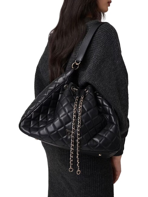 JULIET sac bandouli&egrave;re NOIR - Sacs pour Femme