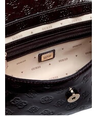 GUESS CARMELLA sac bandouli&egrave;re logo bordeaux - Sacs pour Femme - 3