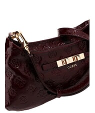 GUESS CARMELLA sac bandouli&egrave;re logo bordeaux - Sacs pour Femme - 4