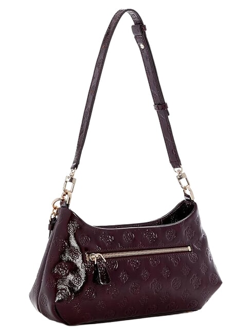 CARMELLA Sac &agrave; main avec bandouli&egrave;re logo bordeaux - Sacs pour Femme