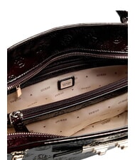 GUESS CARMELLA Sac &agrave; main avec bandouli&egrave;re logo bordeaux - Sacs pour Femme - 3