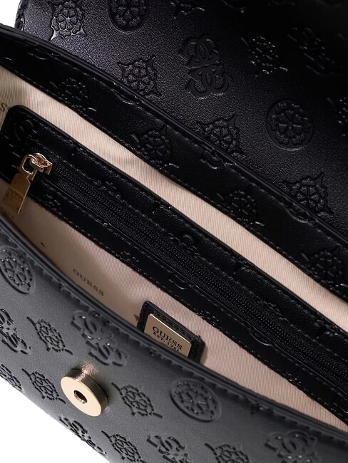 CARMELLA sac bandouli&egrave;re logo noir - Sacs pour Femme