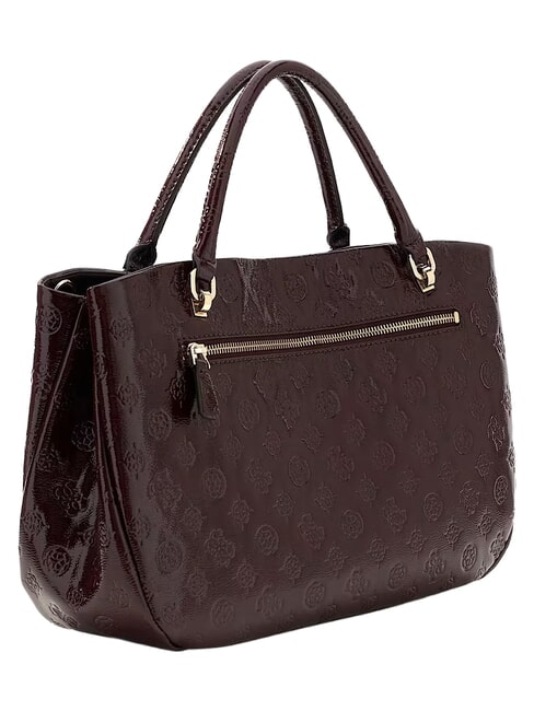 CARMELLA Sac &agrave; main avec bandouli&egrave;re logo bordeaux - Sacs pour Femme