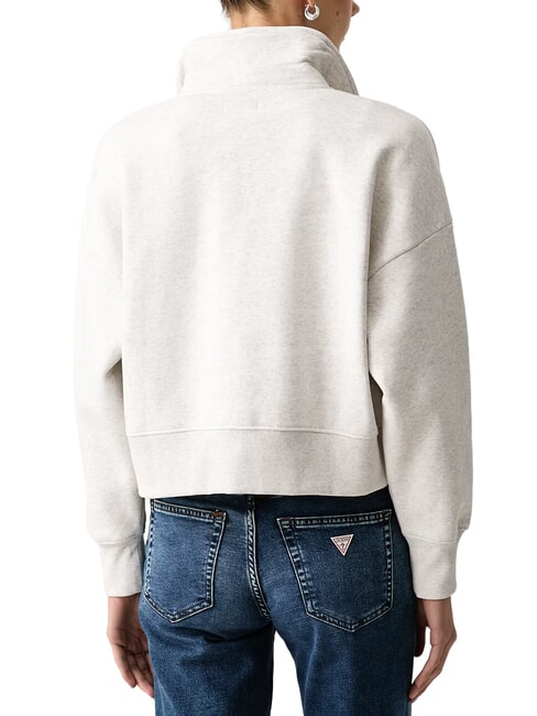 SCRIPT EMBRO NOTCH Sweat-shirt &agrave; col gris bruy&egrave;re clair gj lt - Sweat-shirts pour femmes