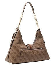 GUESS YVONNE LOGO sac bandouli&egrave;re LOGO DE LAIT - Sacs pour Femme - 3