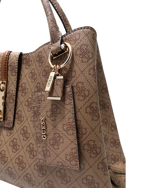 YVONNE LOGO Sac &agrave; main avec bandouli&egrave;re LOGO DE LAIT - Sacs pour Femme