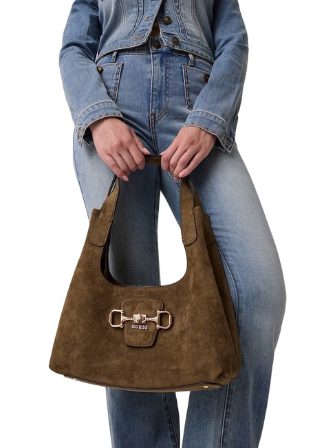 SUNSET sac bandouli&egrave;re Olives - Sacs pour Femme