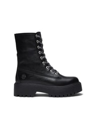TIMBERLAND STONE STREET bottines en cuir noir pleine fleur - Chaussures Femme - 3