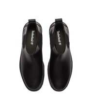 TIMBERLAND BRITTON DRIVE bottines en cuir noir pleine fleur - Chaussures Femme - 5