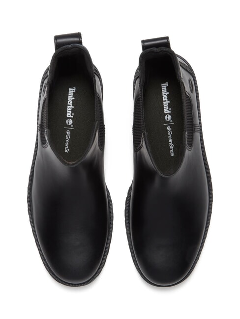 BRITTON DRIVE bottines basses en cuir noir pleine fleur - Chaussures Femme