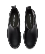 TIMBERLAND BRITTON DRIVE bottines basses en cuir noir pleine fleur - Chaussures Femme - 4