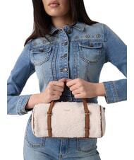 GUESS TAYLOR Sac &agrave; main avec bandouli&egrave;re blanc cass&eacute;/cognac - Sacs pour Femme - 2