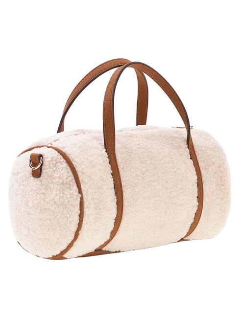TAYLOR Sac &agrave; main avec bandouli&egrave;re blanc cass&eacute;/cognac - Sacs pour Femme