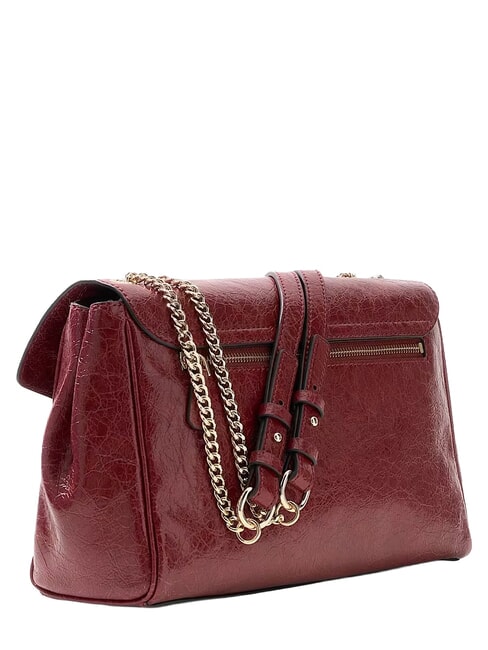 ANTONIA Sac bandouli&egrave;re &agrave; double poign&eacute;e ROUGE - Sacs pour Femme