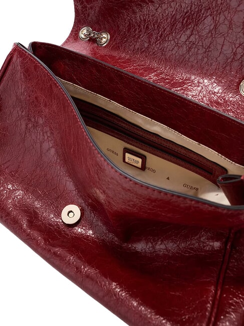 ANTONIA Sac bandouli&egrave;re &agrave; double poign&eacute;e ROUGE - Sacs pour Femme